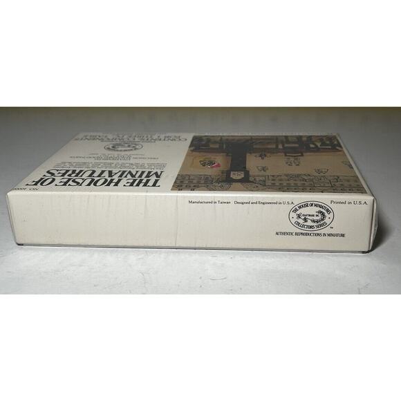 The House of Miniatures Kit 40006 Hepplewhite 3 pc Dining Room Table NEW SEALED - Picture 5 of 9